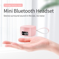Mini Bluetooth Headset Waterproof Noise Reduction Earphone Sports Cute Macaron TWS Wireless Earbuds 