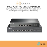 TP-Link 5-Port & 8-Port 10G Desktop Switch TL-SX105 & TL-SX1008 support 8k streaming