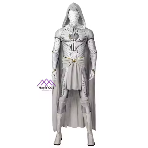 Fashion Movie Adult Men Moon Superhero Knight Marc Battle Suits Jumpsuits Cosplay Costume Halloween 