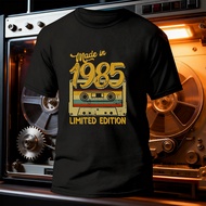 Funny Birthday Gift Vintage Made In 1985 40Th Birthday 40 Years Old T Shirts Summer Graphic Streetwe