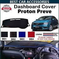 Proton Preve 2014-2024 Car Dashboard Cover Anti Slip Kain / Leather Kualiti 1pcs