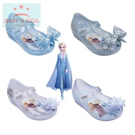 Frozen Elsa Summer Shoes Jelly Sandals Cute Baby Jelly Shoes Fashion Flat Shoes Soft Sandal Frozen dress Elsa Costume frozen party supplies