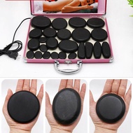 LazaraSport Hot Stone Massage Heater Warmer Box Case For 24 Piece Spa Rock Stone US Plug
