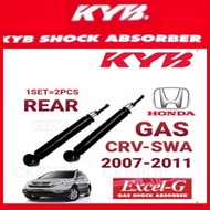 KYB EXCEL-G HONDA CRV SWA 2007-2011 SHOCK ABSORBER FRONT AND REAR GAS KYB JAPAN NEW ORIGINAL KAYABA SUSPENSION