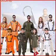 [Cosplayworld] Costume Career Occupation Ai r Force Kids & Adults Unisex Event Cosplay 2XS - 3XL