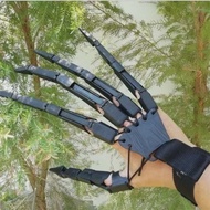 Halloween Articulated Fingers Scarry Fake Finger Skeleton Hands Realistic Horror Ghost Claw Props Co