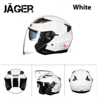 Helmet motor motorcycle JAGER helmet Topi keledar double visor open face motosikal bike helmet moto 