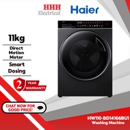 Haier 11kg DD Inverter Front Load Washer HW110-BD14166BU1 Mesin Basuh with Color AI and Smart Dosing