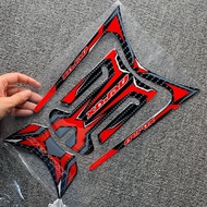 YAMAHA AEROX 155 Stickers 5D Fuel Tank Carbon Fibre Pad AEROX155 Protection Waterproof Decal