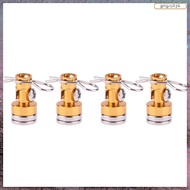[L E U R] Yellow Metal  Magnetic Car Shell Pillar RC Car Shell Mounting Pillar for 1/10  SCX10 TRX4 