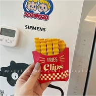 Creative French Fries Sealing Clip Snack Clip Household Magnetic Refrigerator Sticker Food Preservat