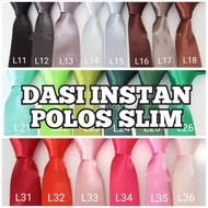 Dasi Pria Instan Slim Polos Murah Dasi Instan Pria Dasi Simple        