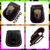 sarung kulit  zippo pouch zippo