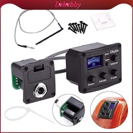 Lohobby Ukulele Piezo Pickup with Preamp Musical Instrument Accessories Easy Assembly Professional U