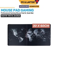 Pro Digital Warehouse | Mousepad Gamming XL World Map - 300 x 800 mm - 30 x 60 cm