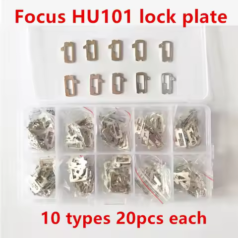 200Pcs/lot for HU101 brass Car Lock Repair Accessories Car Lock Reed Lock Plate For ford Focus 10 ty