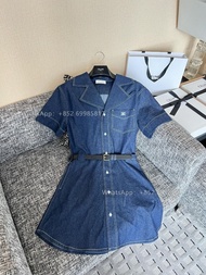 👏CELINE牛仔連身裙 全實拍📸100% new🎁🎁丹寧牛仔 夏裝 牛仔裙 女款 裙子dress 免運費 包郵 Carousell官方💎紫鑽商店認證
