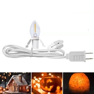 Clip in Light Cord,Accessory Cord with Light Bulb,6 FT C7 Accessory Cord with C7 Led Light Bulb, Can