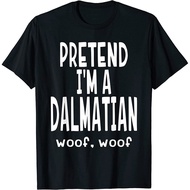 Funny Pretend I'M A Dalmatian Shirt - Lazy Halloween Costume Fashion Men T-Shirt