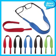 Neoprene Eyeglass Cord Silicone Eyewear Holder Sunglass Neck Safety Strap Glasses Sport Specs