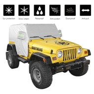 SunShield Cover For Jeep Wrangler TJ 1997-2006 Snow Rain Cover Weatherproof Car Cover Body Dustproof