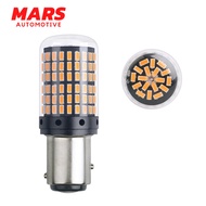 Mars 1156 LED Bulbs Amber Super Bright 1141 1003 BA15S LED Turn Signal Light Bulbs 144 SMD 1pcs