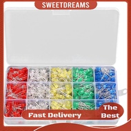 500Pcs LED Light-Emitting Diode 100Pcs/Color 5MM Light Emitting Diode Set Useful