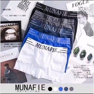 3pc Celana Dalam Pria Boxer Munafie CD Laki Laki Dewasa Remaja Kolor