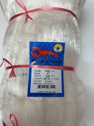 0.60mm X 4 inch X 120MD X 45.7mtr  Mata Melintang (ISI KOSONG) Jaring Pukat Tangsi  Mono Fishing Net