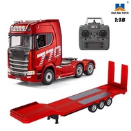 HUINA Scania 19CH RC 1501 770S 1/18 RC Semi Truck Trailer 2.4G Engineering Trailer Truck RC Car Toy 