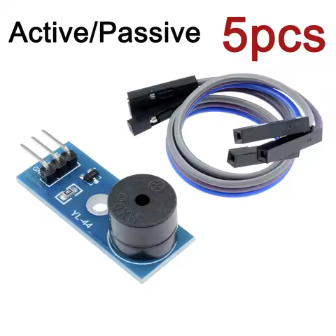 5PCS YL-44 Active Buzzer Module DC3.3-5V Low Level Trigger Buzzer Alarm Sound Module Buzzer Sensor B
