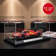 Bburago 1:43 Diecast Ferrari 499P LMH & 296 GT3 (2022) Alloy Collector Model