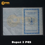 Cover / Pelindung / Plastik Ijazah / Kartu Keluarga / Akte Kelahiran 3 PCS