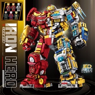 LY เลโก้ไอรอนแมน 8 ปีขึ้นไป เลโก้หุ่นยนต์ เลโก้ ชุด ใหญ่ 1000 เลโก้ไอร่อนแมน ซุปเปอร์ฮีโร่ โมเดลอเวน