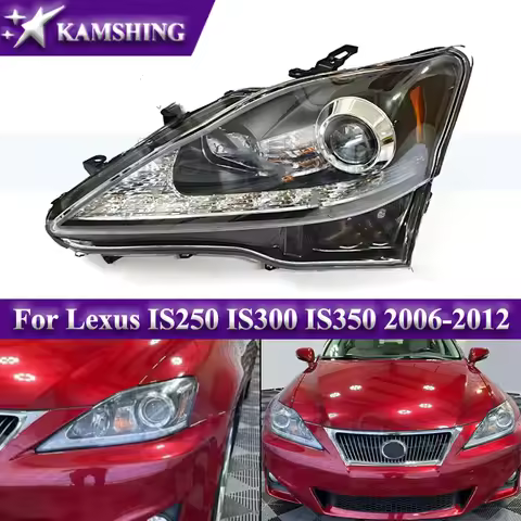 Kamshing Front Bumper Headlight For Lexus IS250 IS300 IS350 2006-2012 Modified LED Head Light Headla