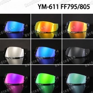 [ReadyStock]ZEBRA YM-611 FF795 FF805 Visor Lens Motorcycle Helmet Flash Visor For Full Face Helmet