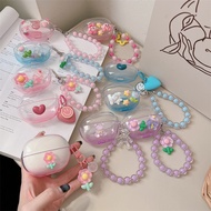 For Baseus AirGo AS01 Earphone Case Cute Pacha Dog handmade bracelet