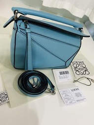 Loewe Mini Puzzle Bag light blue 淺藍