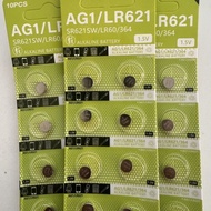 SR621SW/364 Watch Button Electronic 364a/AG1/LR621/L621 Quartz Watch Battery