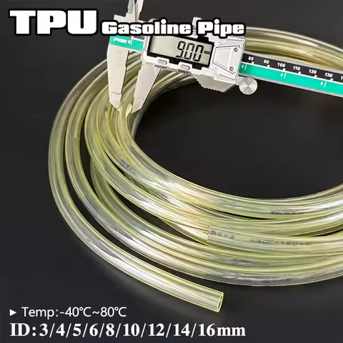1M Fuel Gas Hose String Tube Petrol Pipe for Trimmer Hoses Chainsaw Blower Line Tool 3x5 4x6 5x9 8x1