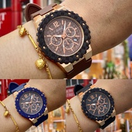 New Guess Watch rubber strap lady diamond watch jam tangan wanita bertali getah baru