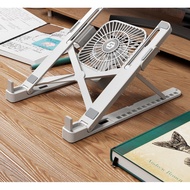 Laptop Stand with Cooler with Fan Desktop Height-Increasing Adjustable Desk Bracket Tablet Stand
