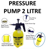 THICK PVC PRESSURE SPRAY BOTTLE PUMP / PUMP RACUN / SPRAY PUMP / WATER SPRAYER GARDEN SPRINKLERS 1 LITRE 2 LITRE