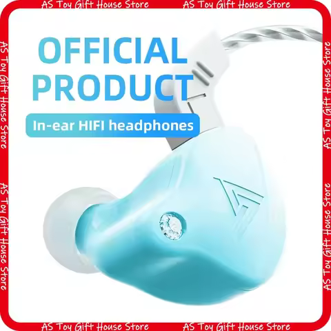 QKZ AK6 X Hifi Heavy Bass In Ear Wired Headphones With Microphone For Music Listening Daily Entertai