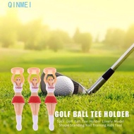 QINMEI Cheerleaders Tee Golfer Gift Golf Accessories Girl Golf Tee Golf Practice Womens Lady Golf Te