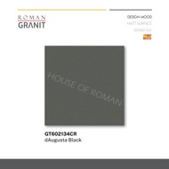 Granit Roman dAugusta Black/Granit Lantai 60x60/Keramik Lantai Hitam