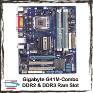 Gigabyte G41M-Combo Socket 775 G41 DDR2 & DDR3 Motherboard Mainboard Mobo