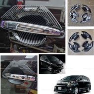 Toyota alphard vellfire anh20 2008-2014 car door handle bowl cover accessories skhongauto