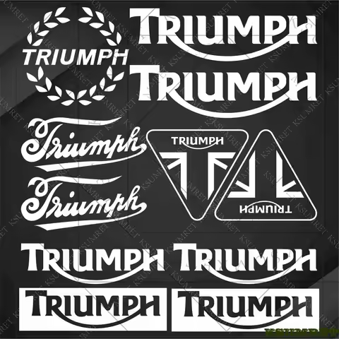 For Triumph Sticker Logo Motorcycle Decal Tank Emblem Scrambler Bobber TWIN TFC Waterproof