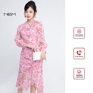 [ Genuine ] High-end designer women's dress NEM Fashion 41712